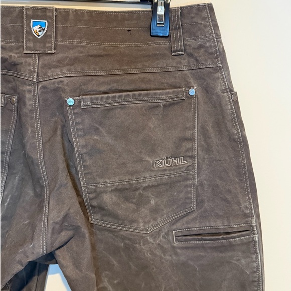 Kuhl Free Rydr Vintage Patina Dye Hiking Pants Outdoor Canvas Brown Men’s 32x32 - Picture 10 of 16